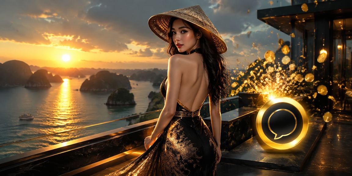 Không gian giải trí casino và thể thao sôi động tại vịnh Hạ Long về đêm